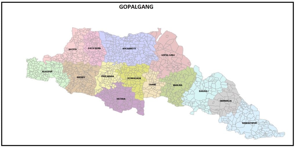 Gopalganj map
